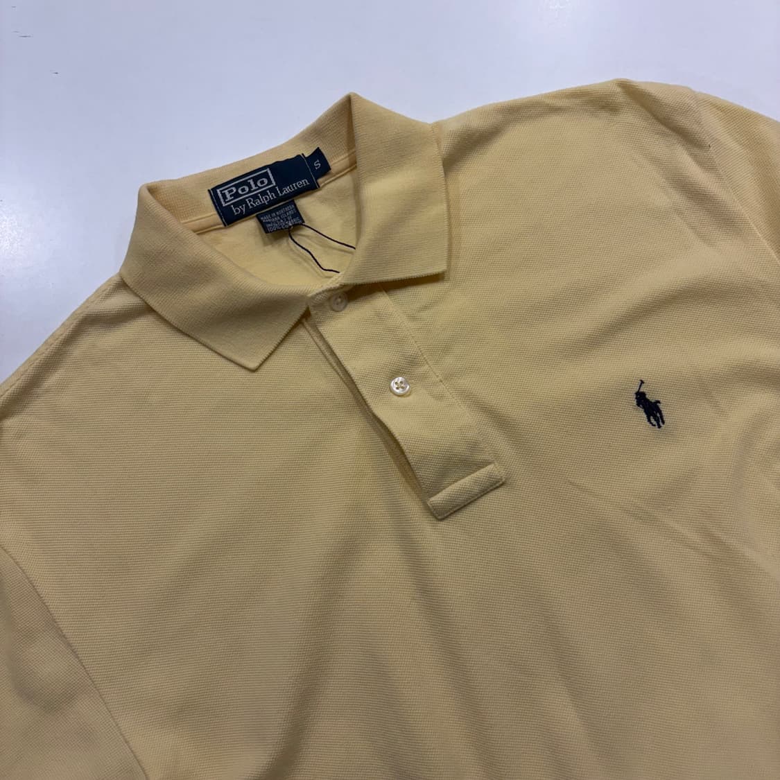 [S] 폴로 랄프로렌 옐로우 긴팔 카라티 C29 상품이미지3