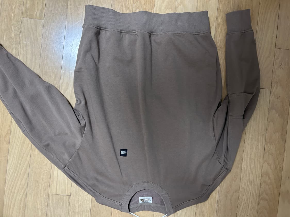 노스페이스 브라운 맨투맨 L 상품이미지1