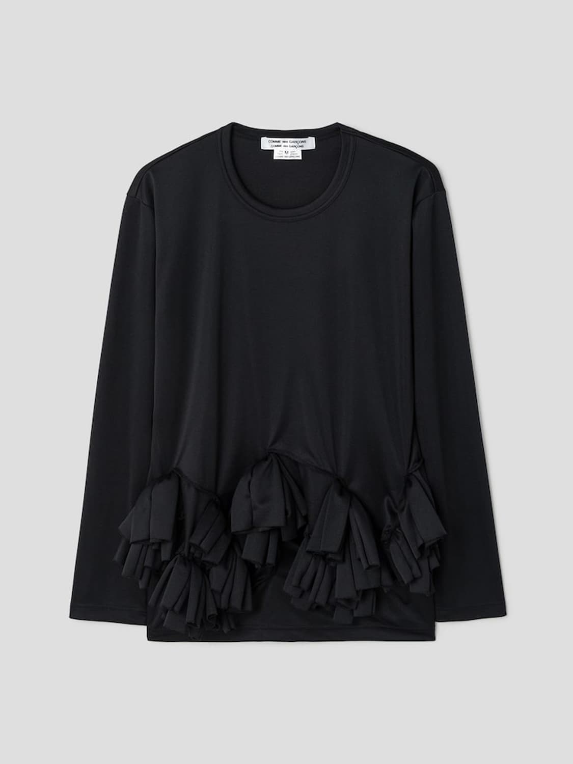 새상품25ss 꼼데가르송 꼼데가르송 프릴 롱슬리브 xs 상품이미지1