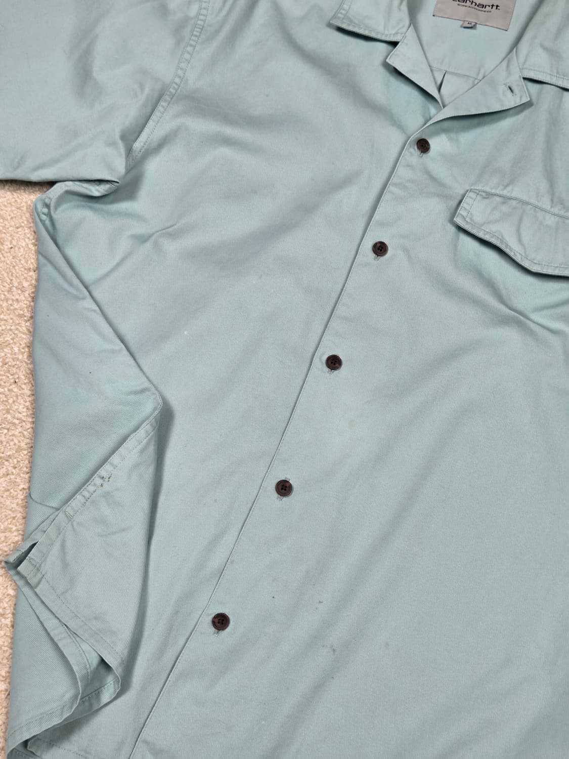 [칼하트 WIP] S/S 앤빌 셔츠 | S00068 상품이미지8