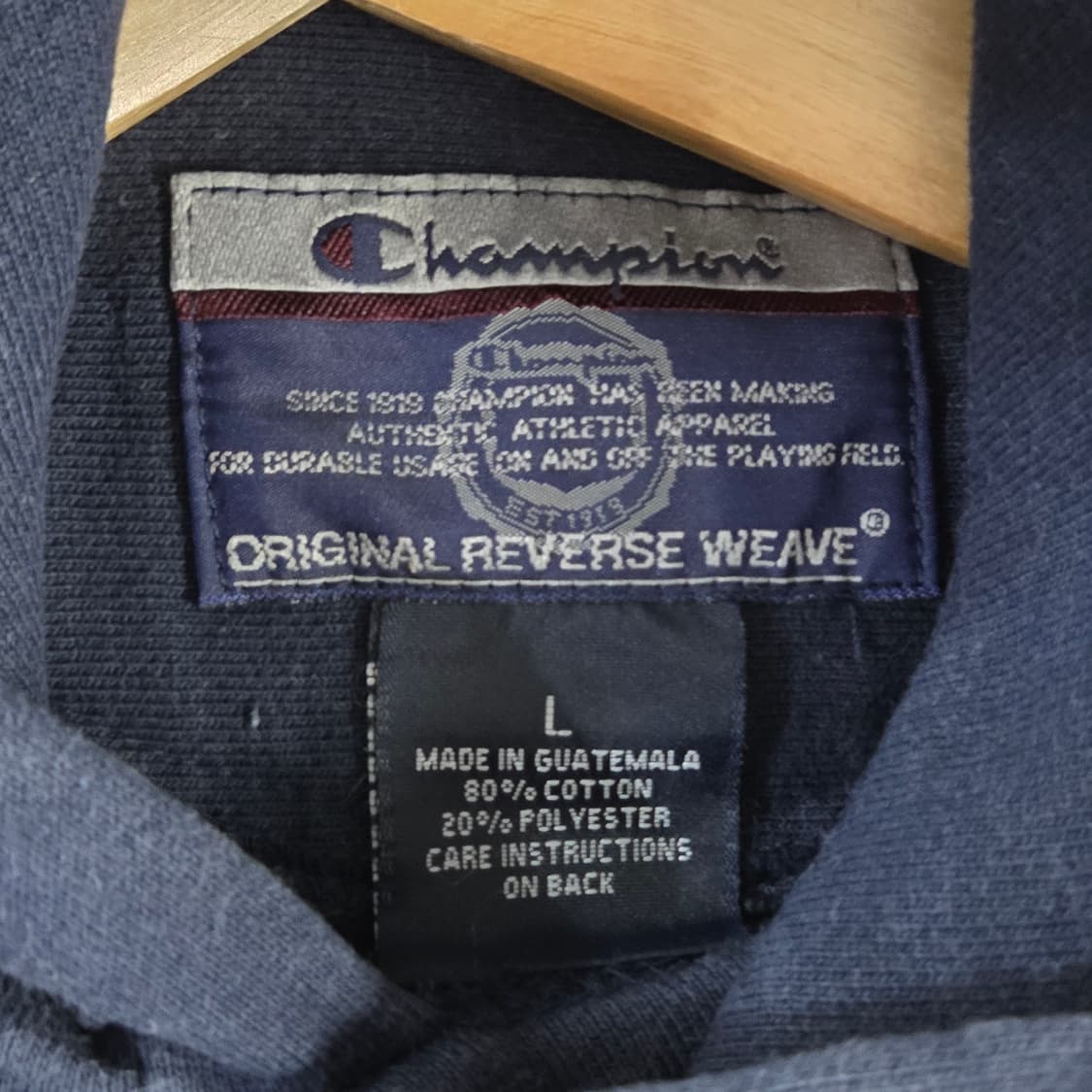 00s 챔피온 오리지널 리버스위브 프린팅 기모 후드티 L  상품이미지4