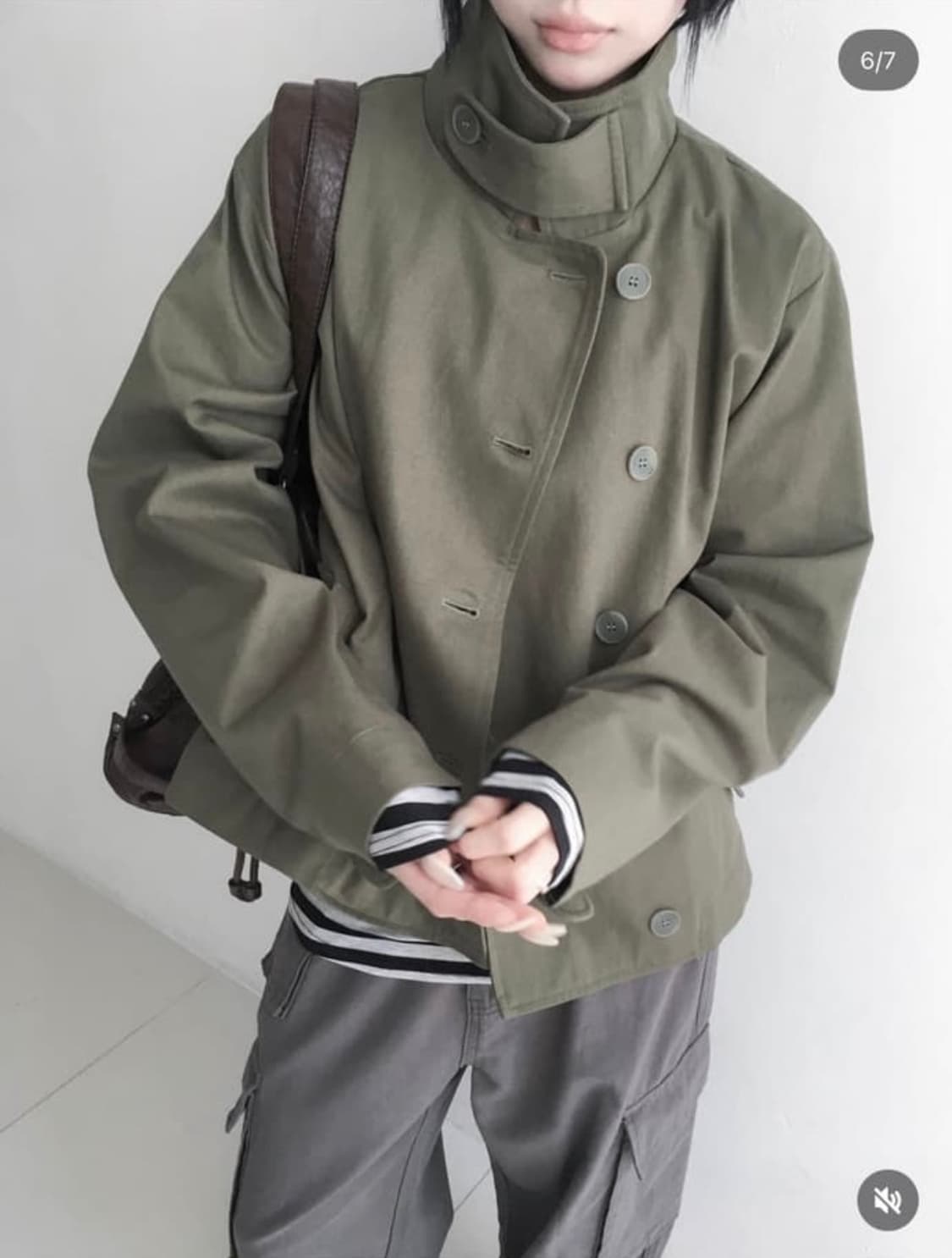 샵오르 더블버튼 자켓 야상 상품이미지1