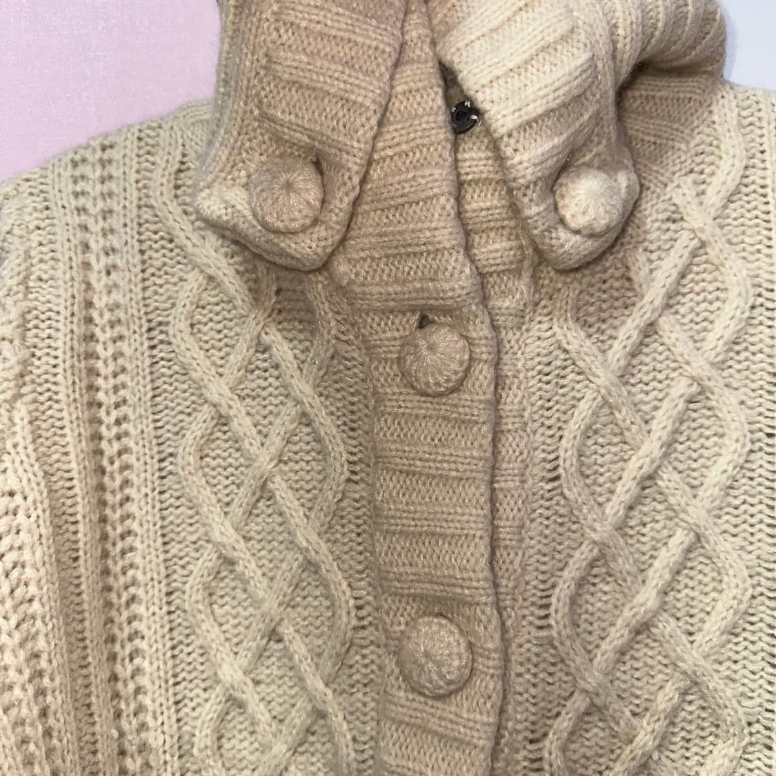 아이보리 러블리 니트 가디건 상품이미지3