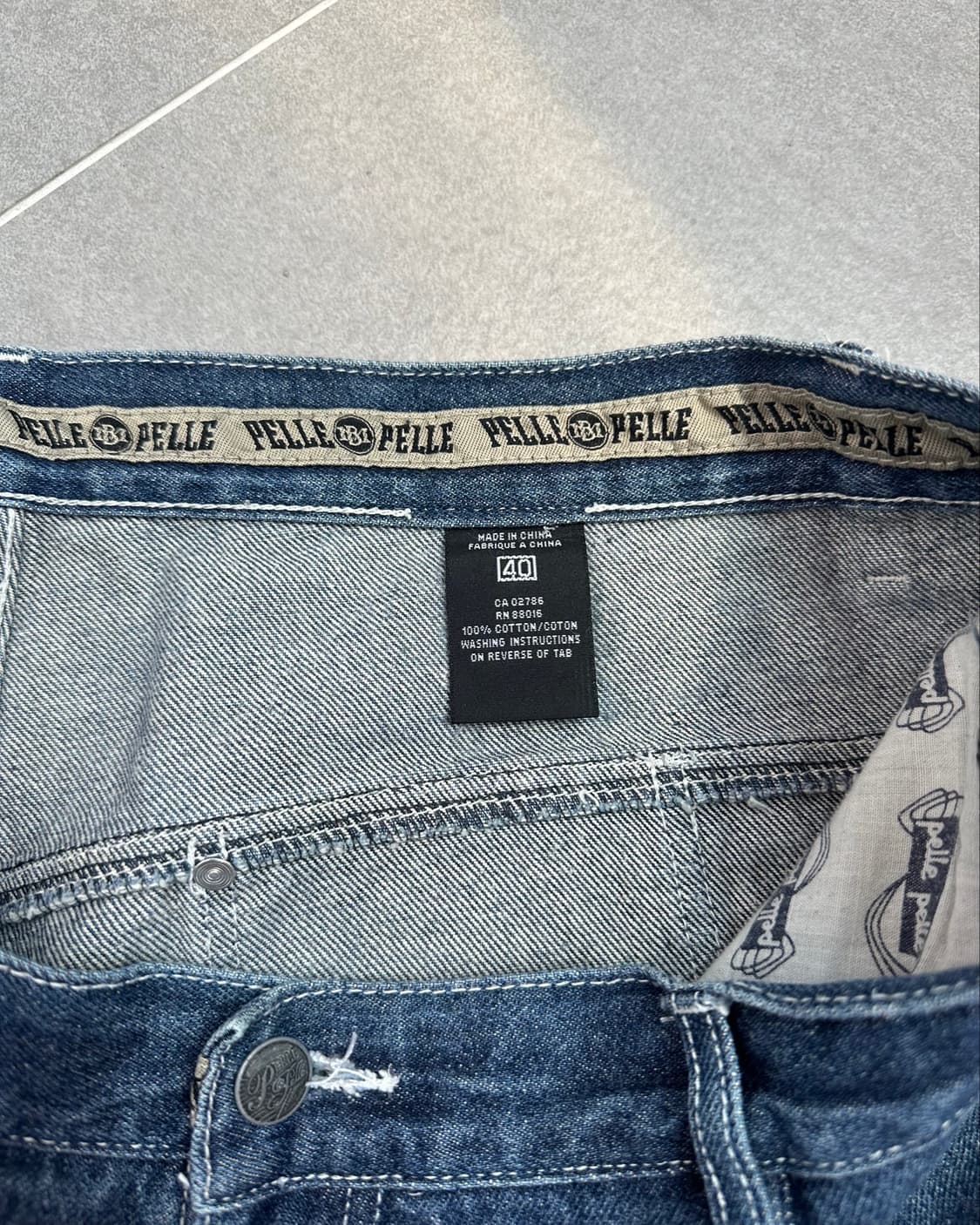(~38인치)90'S PELLE PELLE 버뮤다 팬츠-M2449 상품이미지4