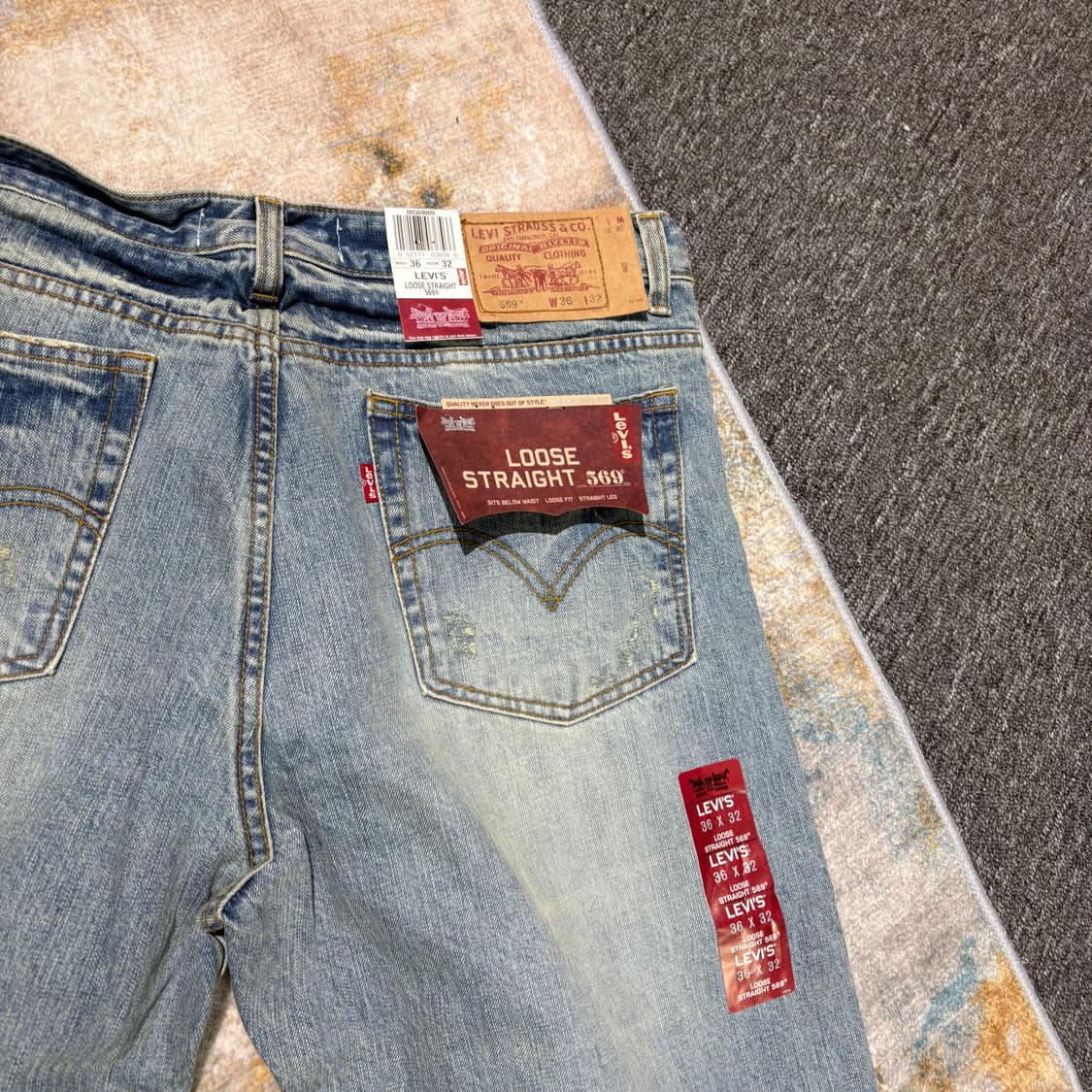 리바이스 569 루즈핏 데님팬츠(새상품) 상품이미지3