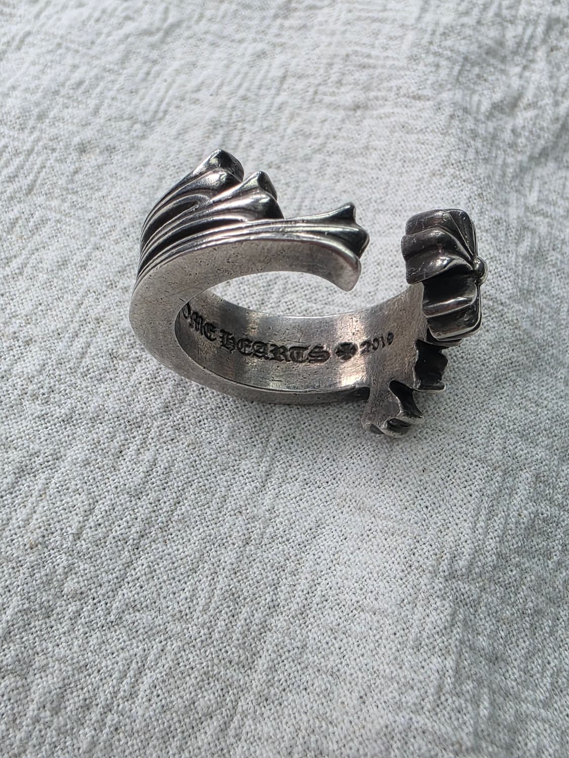 크롬하츠 3ch 라운드링 us9호 판매합니다. 상품이미지5