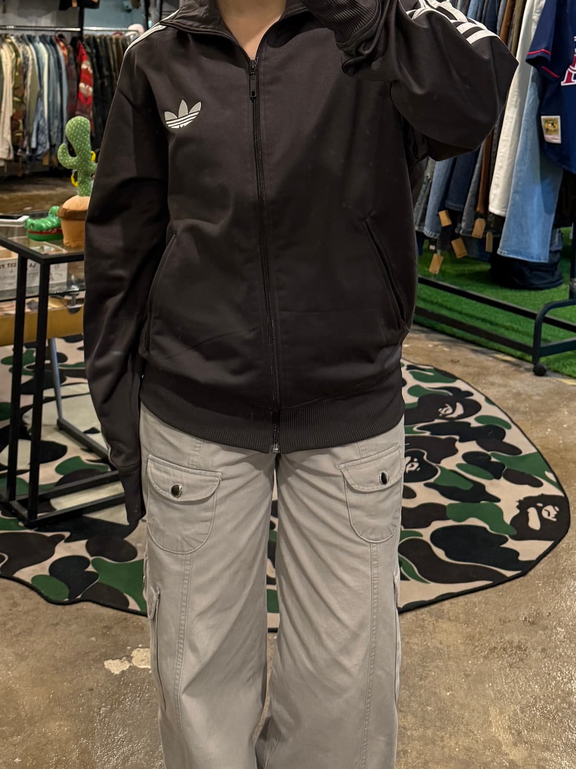 아디다스 희귀 트랙탑 차콜브라운 상품이미지8