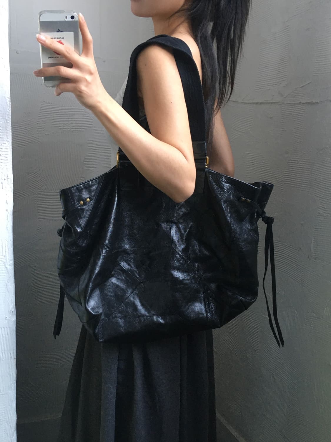 Isabel Marant 이자벨마랑 레더 패치워크 토트백 상품이미지1