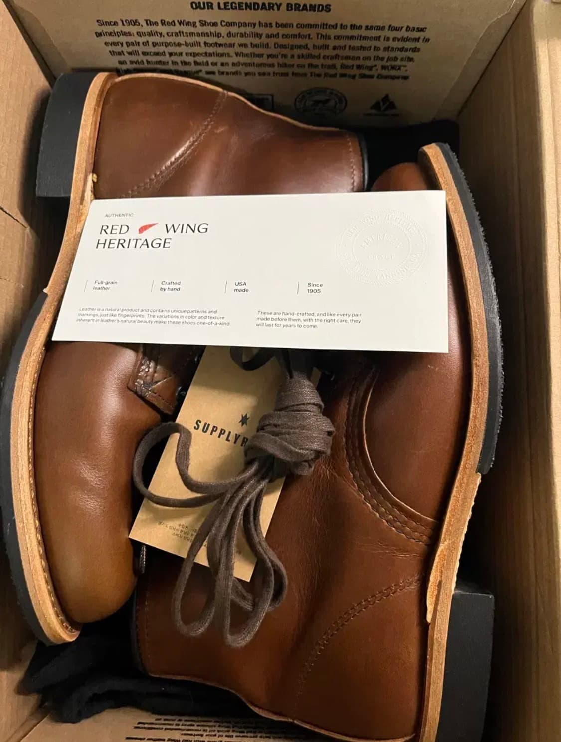 레드윙 벡맨 9422 / 255mm 판매합니다 상품이미지3