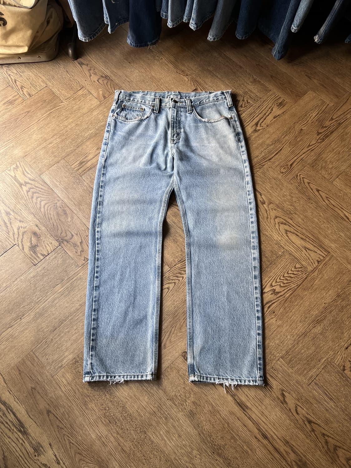 [34]칼하트 USA 빈티지 워싱 워크 데님 팬츠 상품이미지2