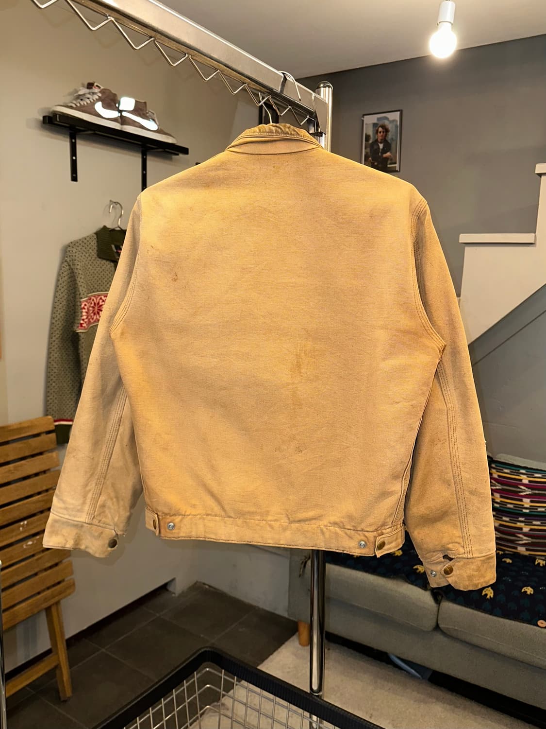 70’s Carhartt canvas detroit work jacket 상품이미지9
