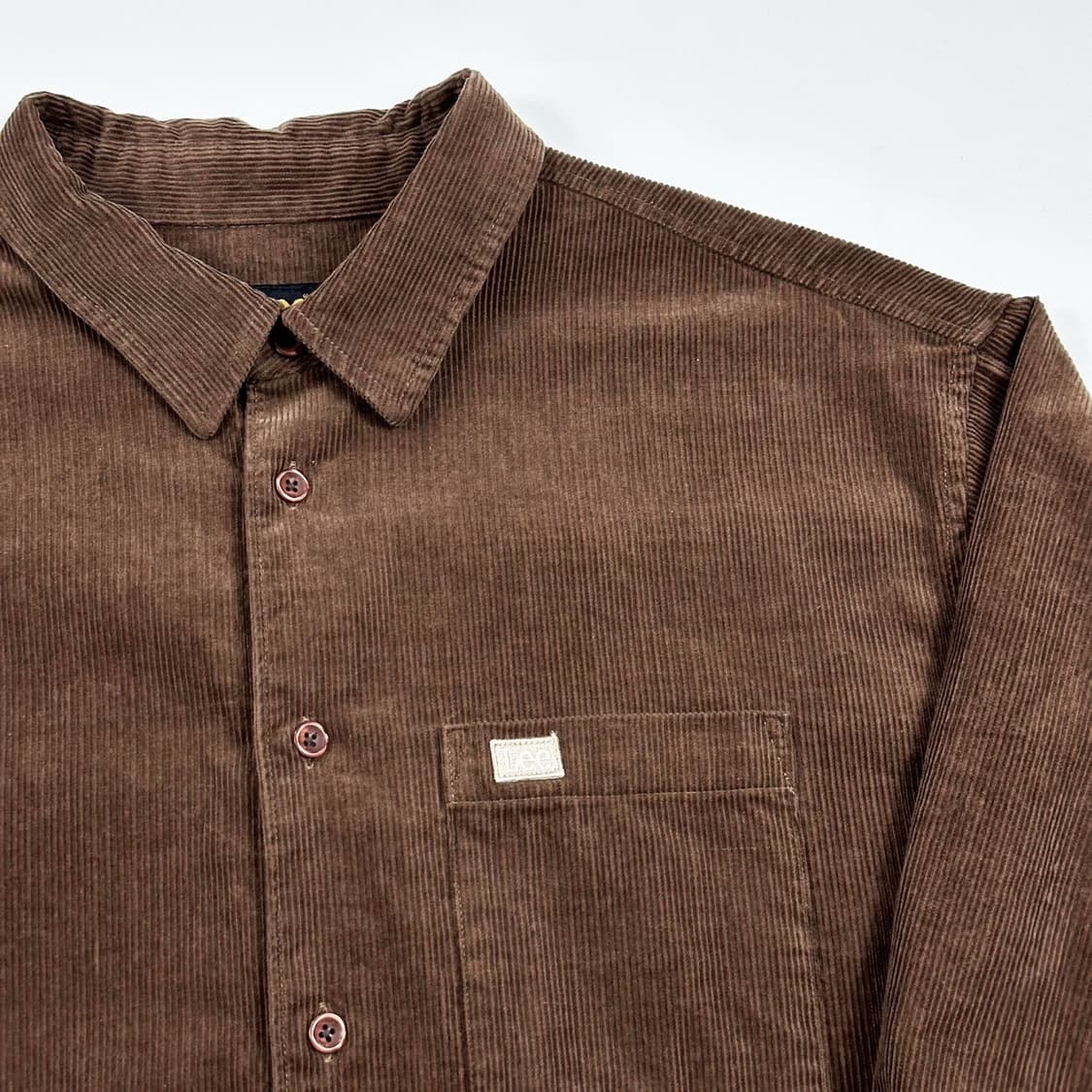 Lee (리) 브라운 코듀로이 박시 셔츠 (L 여성추천) 상품이미지3