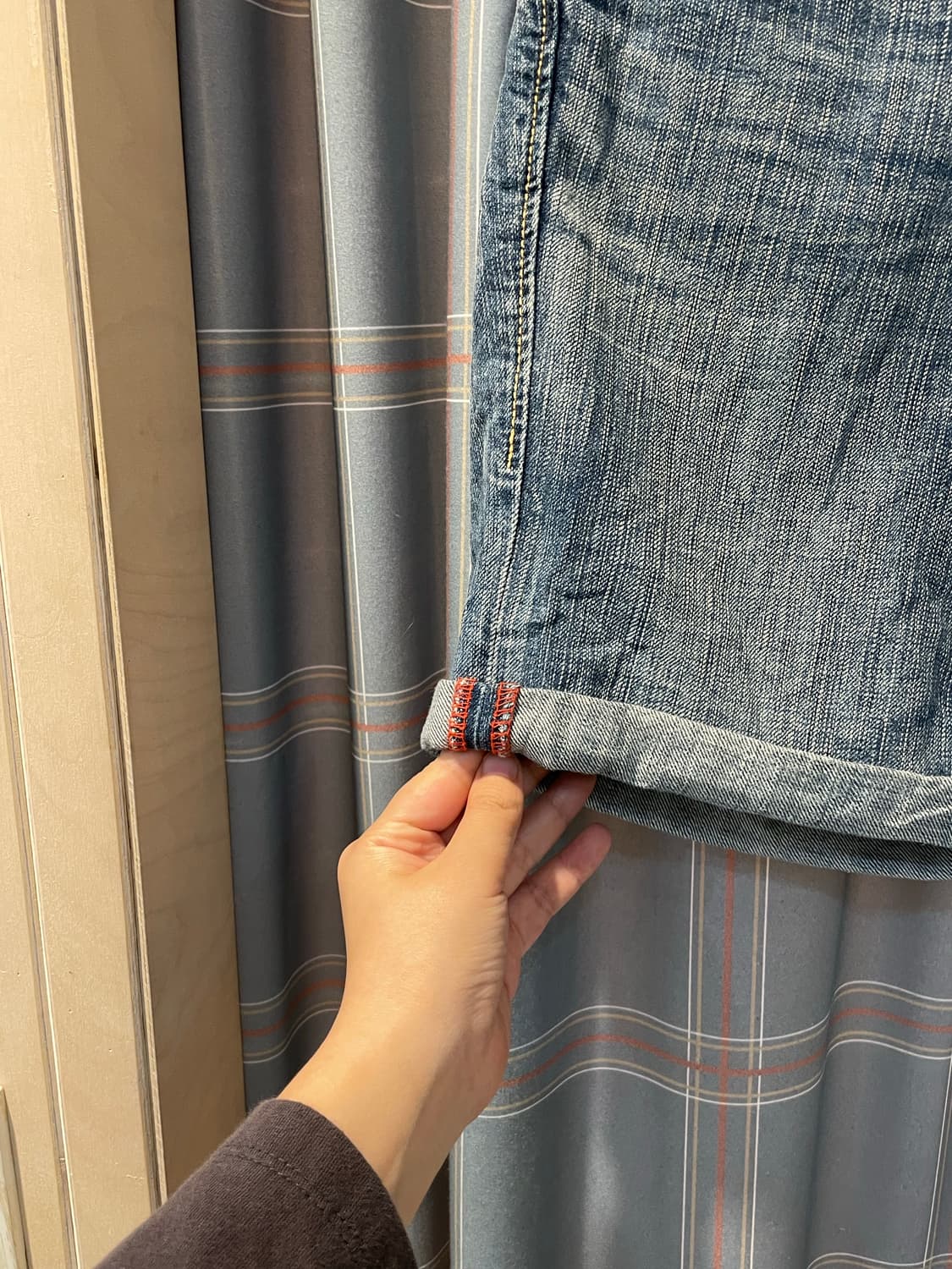 에드윈 Miss X-JEANS 데님반바지 상품이미지4