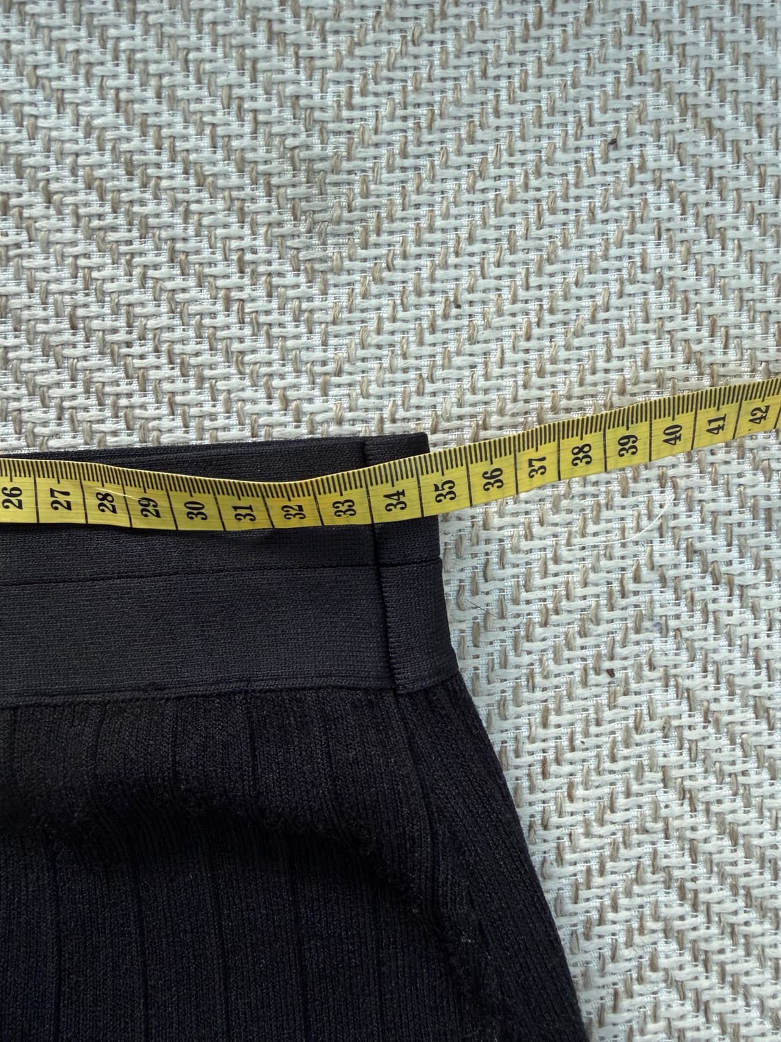 정품) 띠어리 여성 블랙 골지 니트 와이드 팬츠 M 상품이미지7