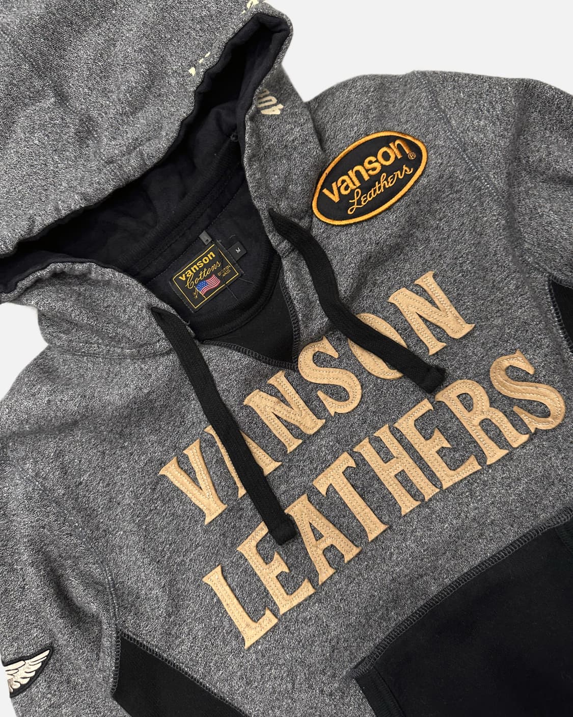 VANSON 40th anniversary logo hood t 상품이미지3