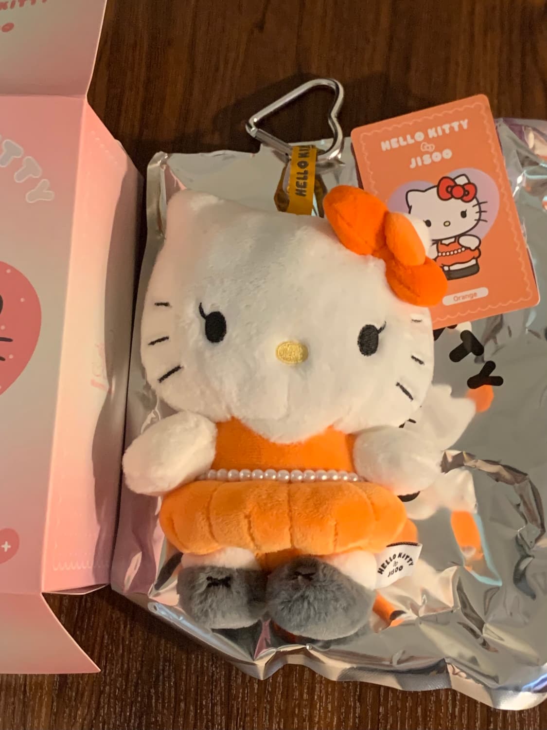 헬로키티지수키링 오렌지 상품이미지1
