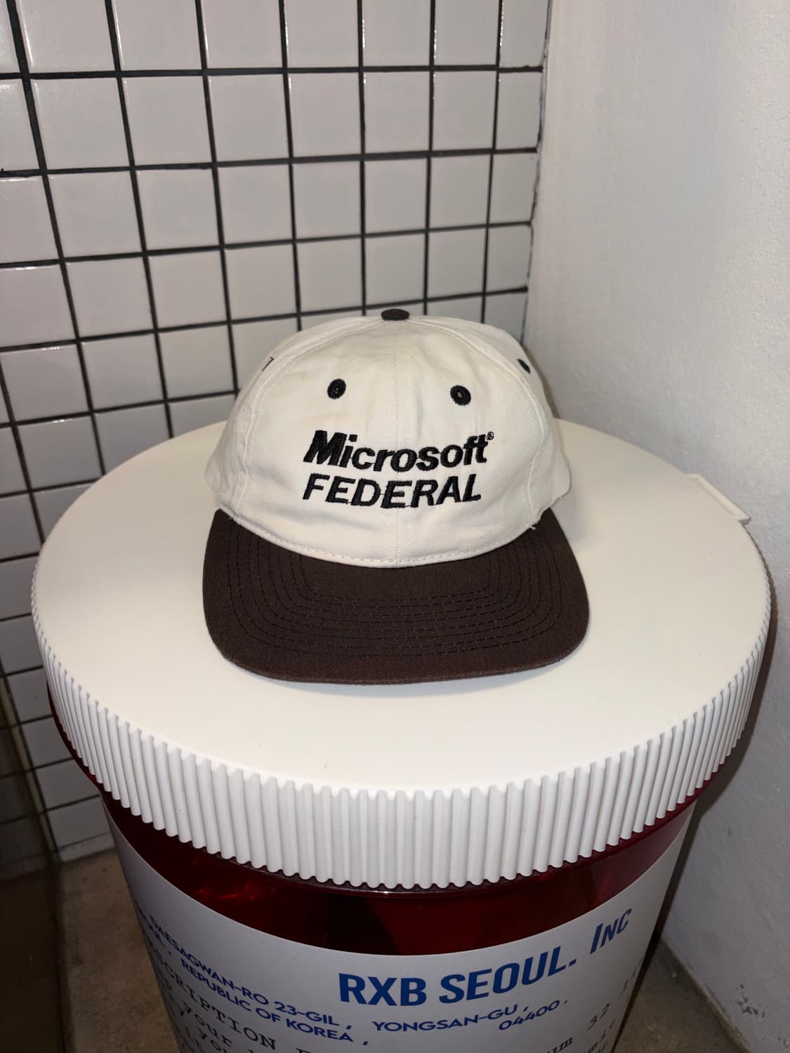 90s Microsoft 마이크로소프트 빈티지 모자  상품이미지1