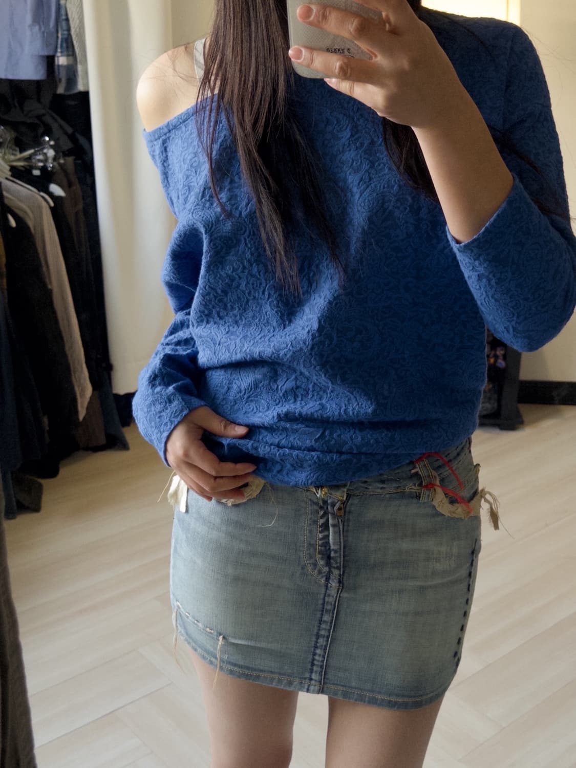 [HONEYSUCKLE ROSE] paisley jacquard top 상품이미지2