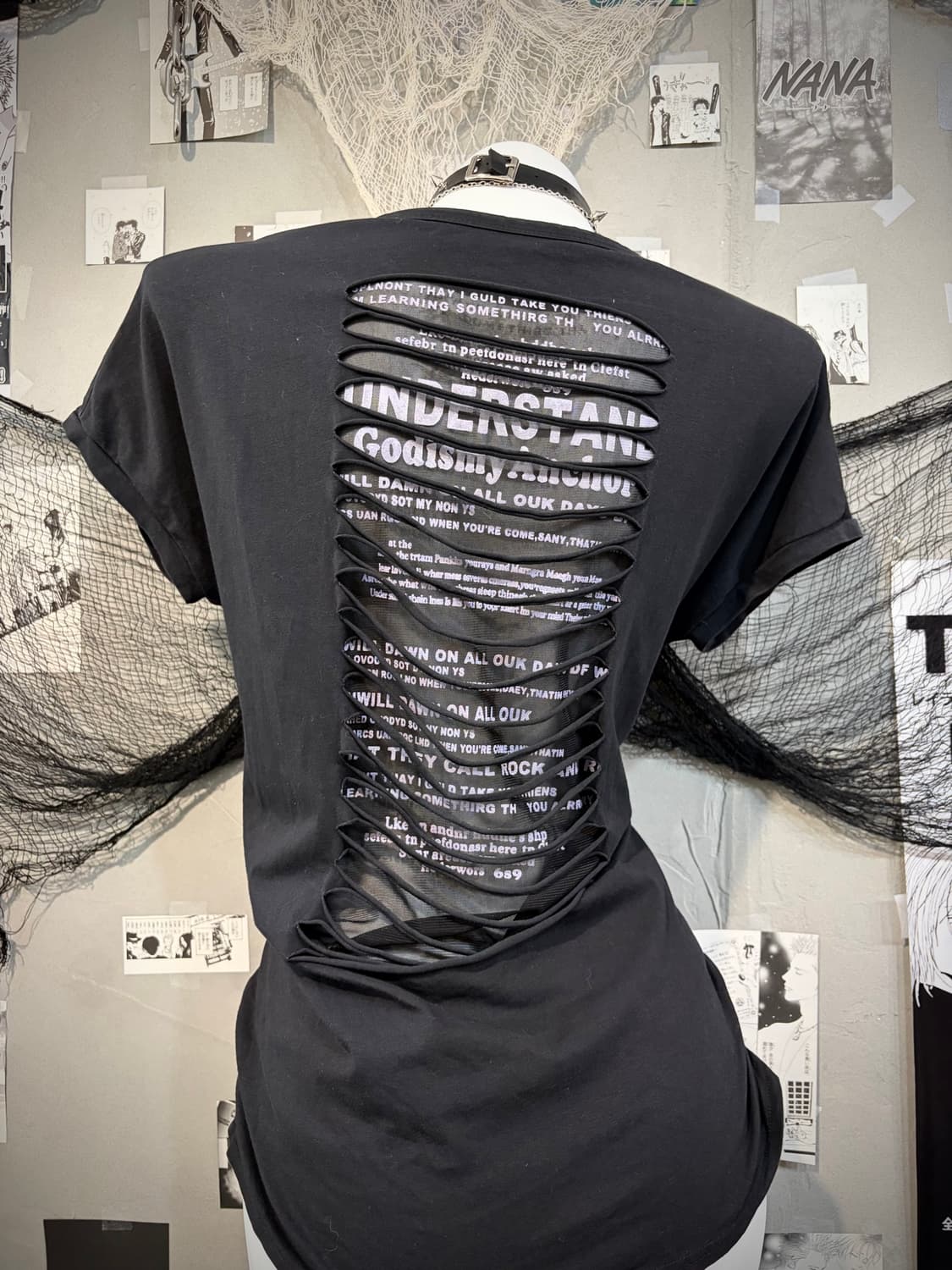 00's lettering cubic back web loose fit  상품이미지7