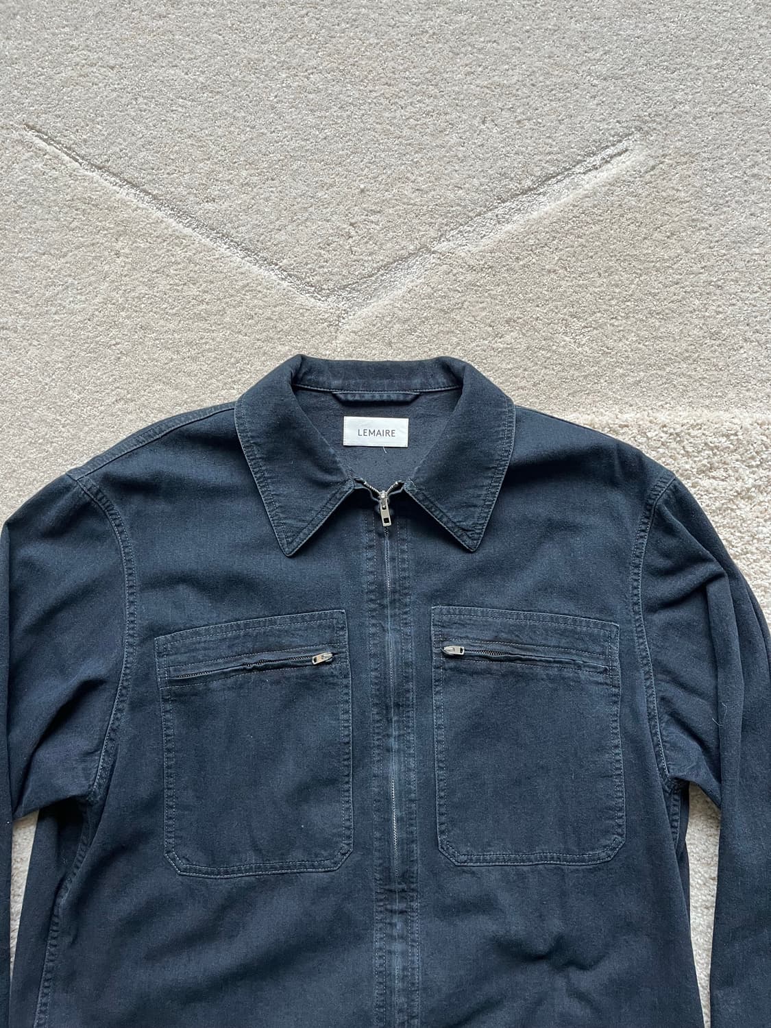 르메르 집업 데님 자켓 미드나잇 블루 (103-105) 상품이미지3