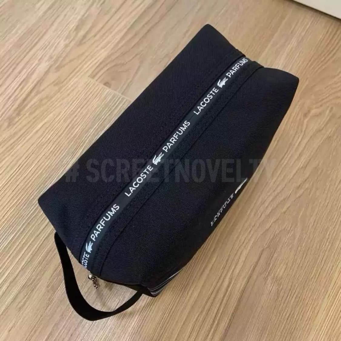 라코스테 퍼퓸 핸들 파우치 기프트 블랙 상품이미지5