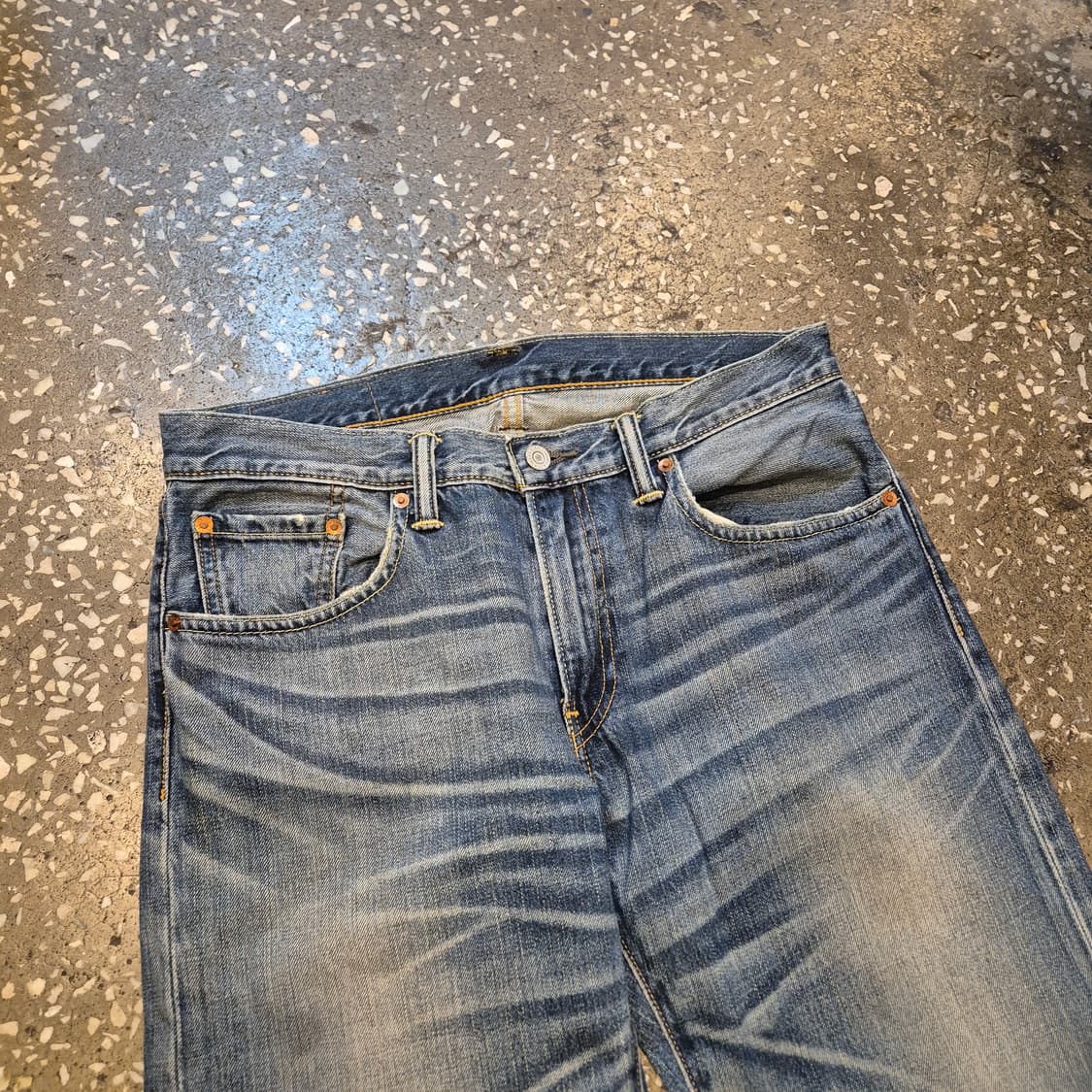 33인치 리바이스 502 워싱청바지  상품이미지6