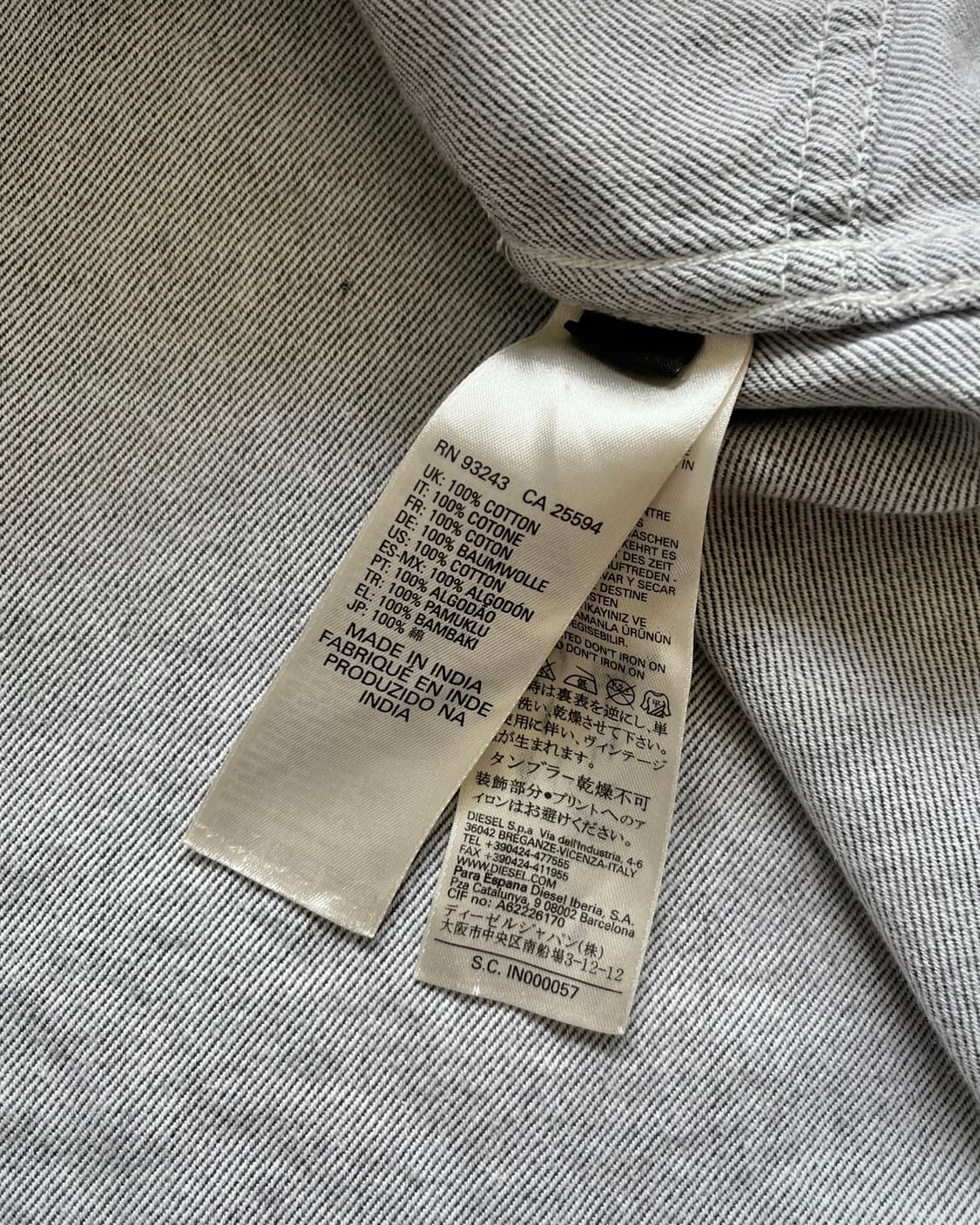 DIESEL Over-Sized Gray Work Hood Jacket 상품이미지7