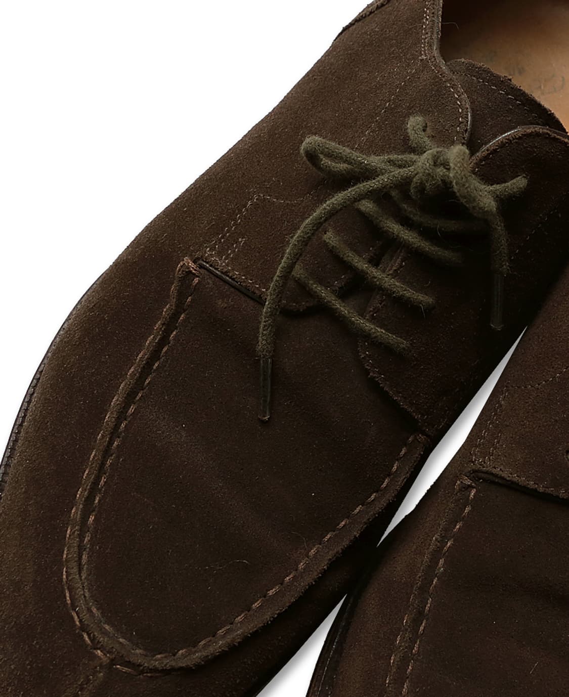 엔조 보나페 [Enzo Bonafe] 다크 브라운 스웨이드 레더 유팁구두 상품이미지2