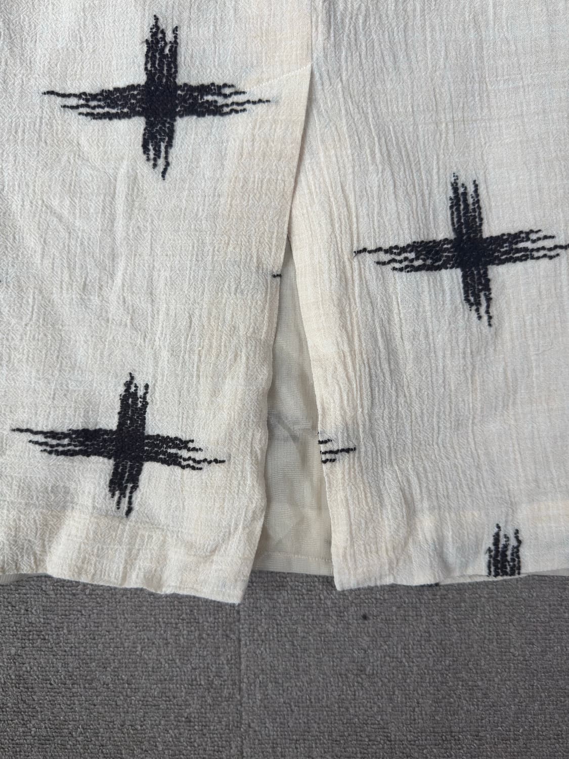 리넨 거즈 에스닉 롱스커트 피 상품이미지2