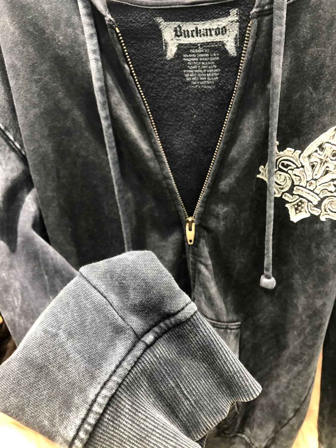 BUCKAROO skull patch hood zipup 상품이미지5