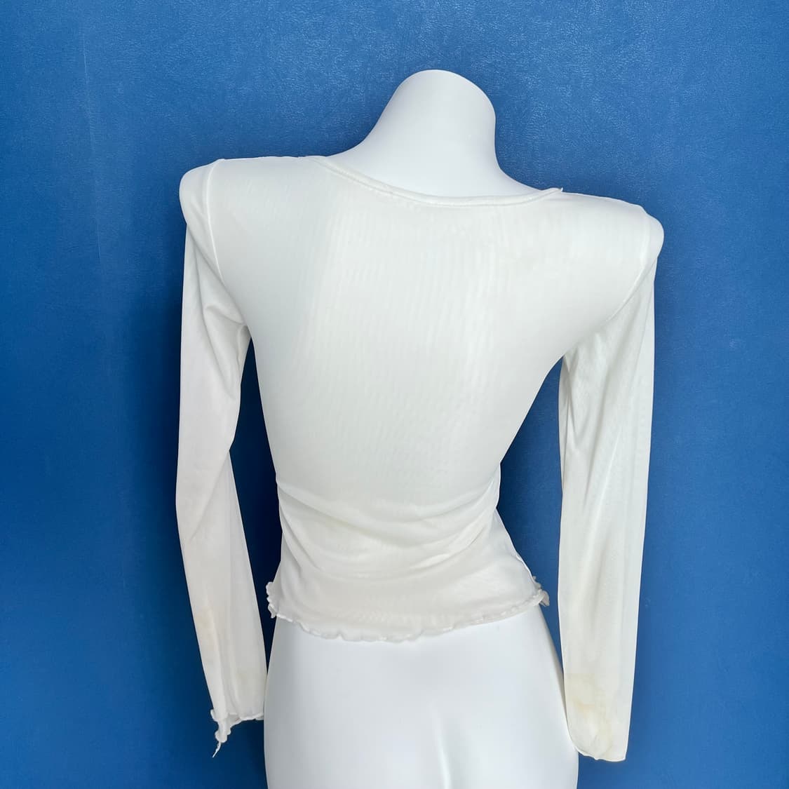 팁씨) jacquard hole blouse 상품이미지6