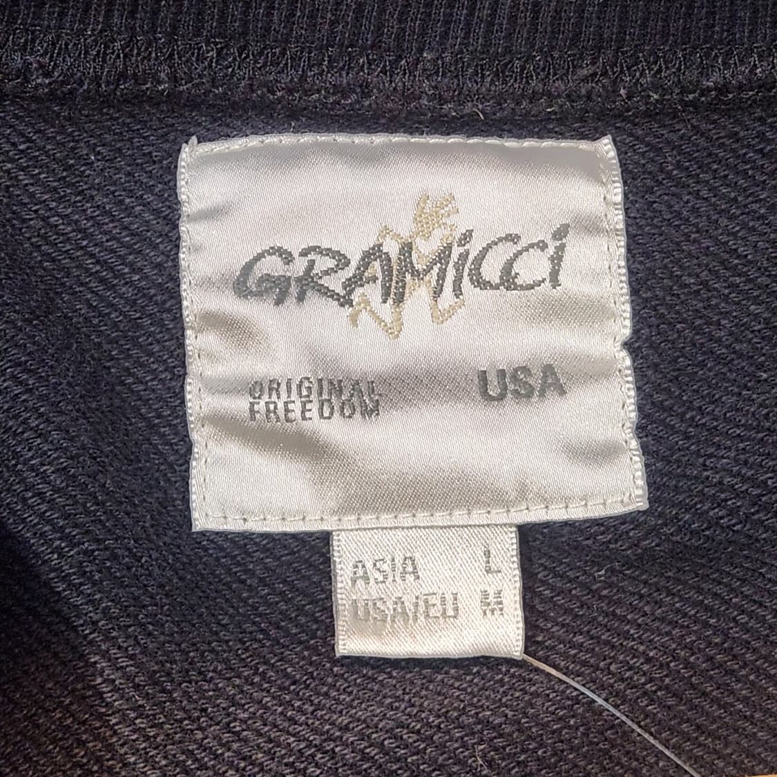 Gramicci 그래미치 블랙 맨투맨 (L) 상품이미지2