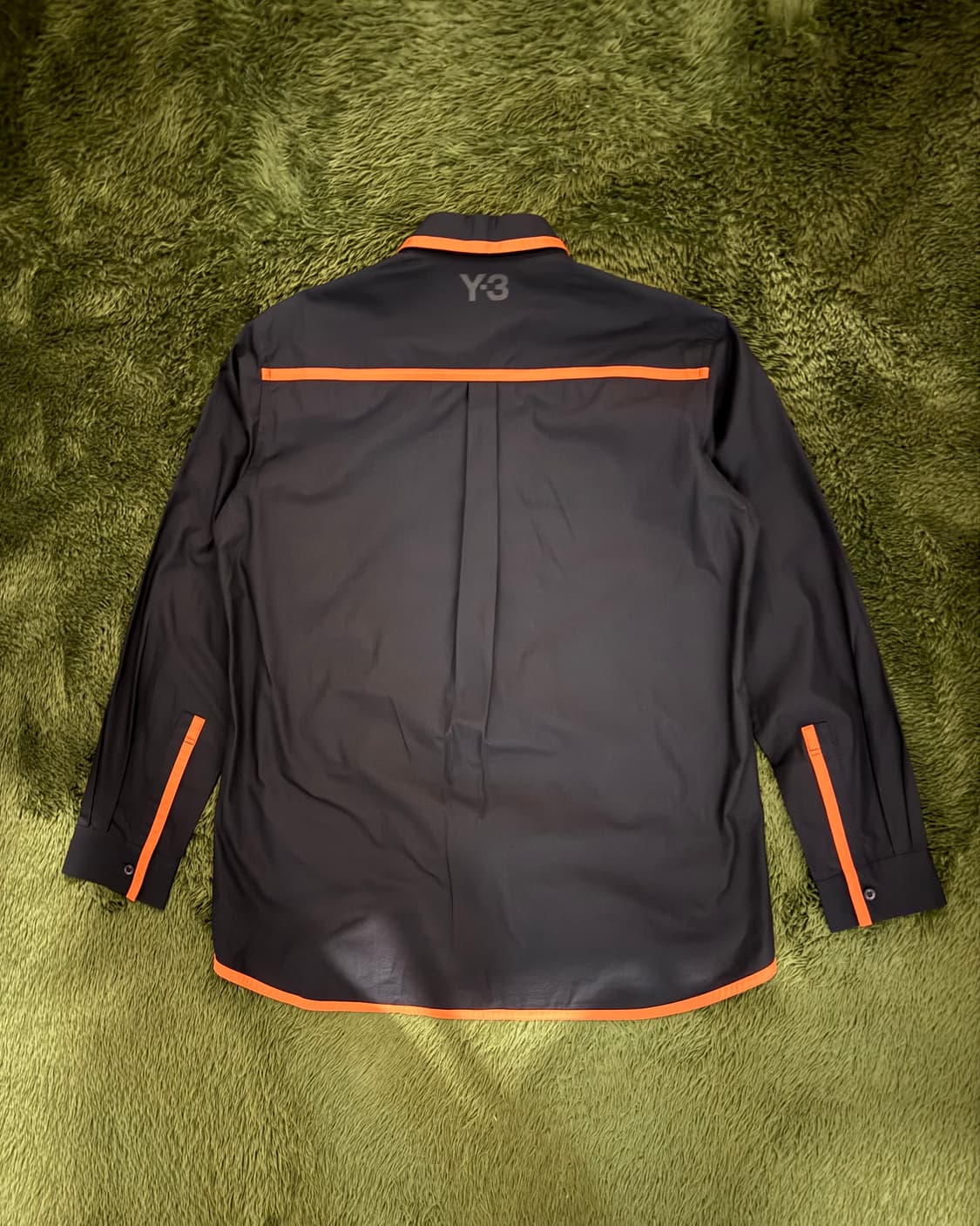 [S] Y-3 요지 야마모토 15SS 오렌지 라인 코튼 셔츠 상품이미지8