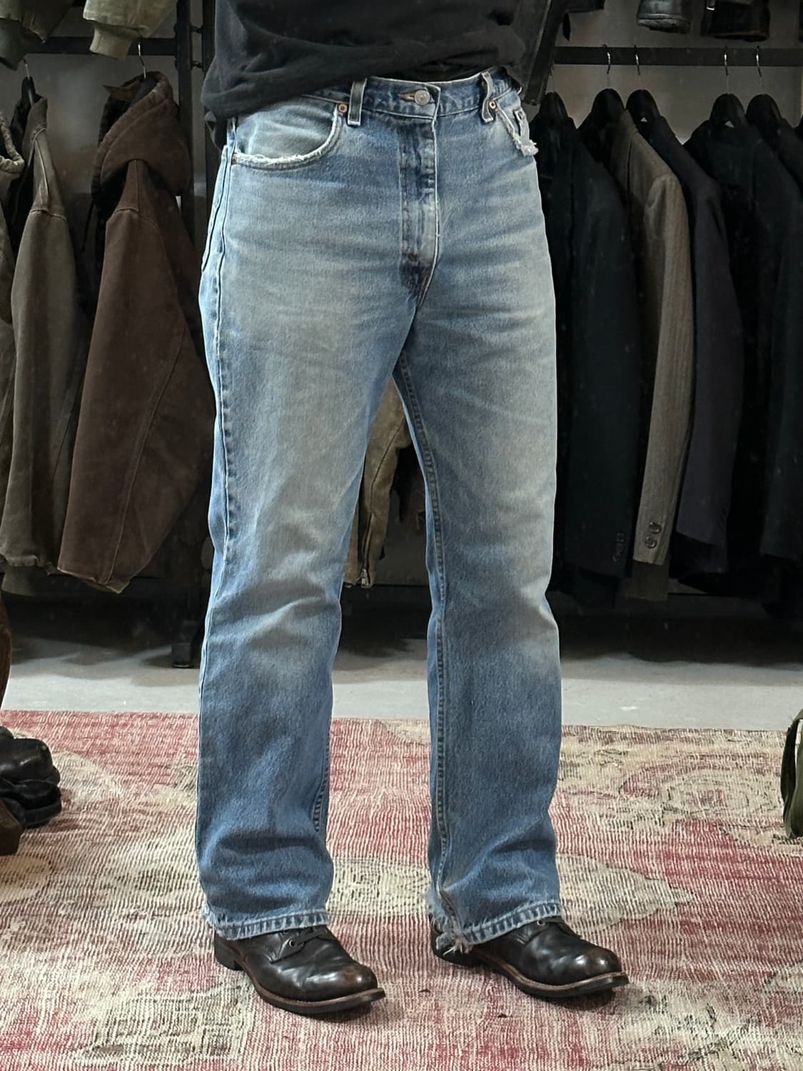 90's USA Made 리바이스 517 부츠컷 플레어진 상품이미지3