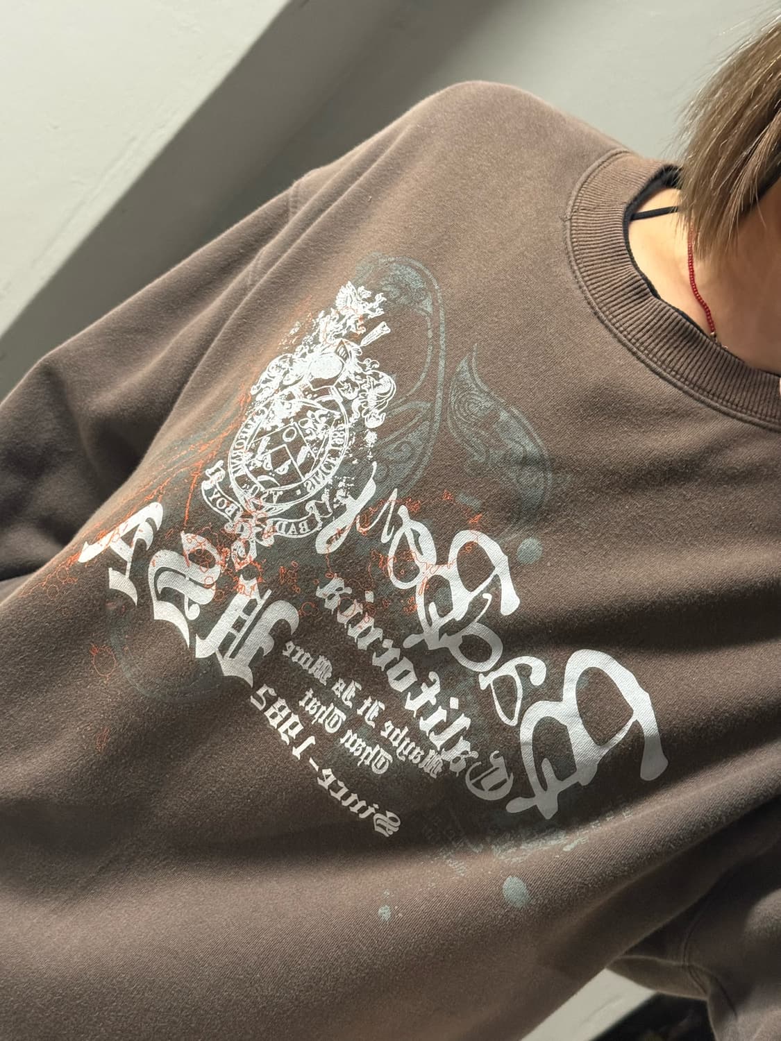 Bad boy lettering layered detail mtm 상품이미지3