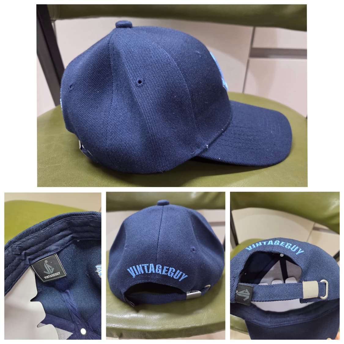 새상품 VARZAR 빈티지가이 볼캡모자 상품이미지4