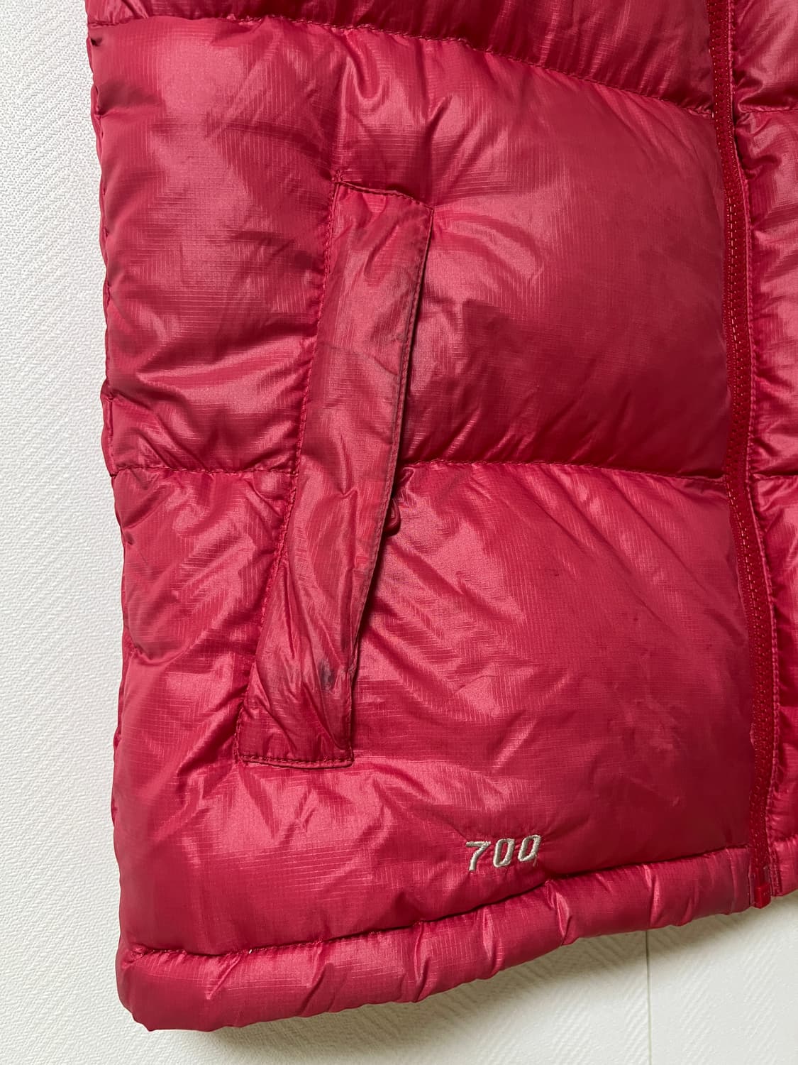 노스페이스 700 눕시 패딩 조끼 xs 상품이미지4