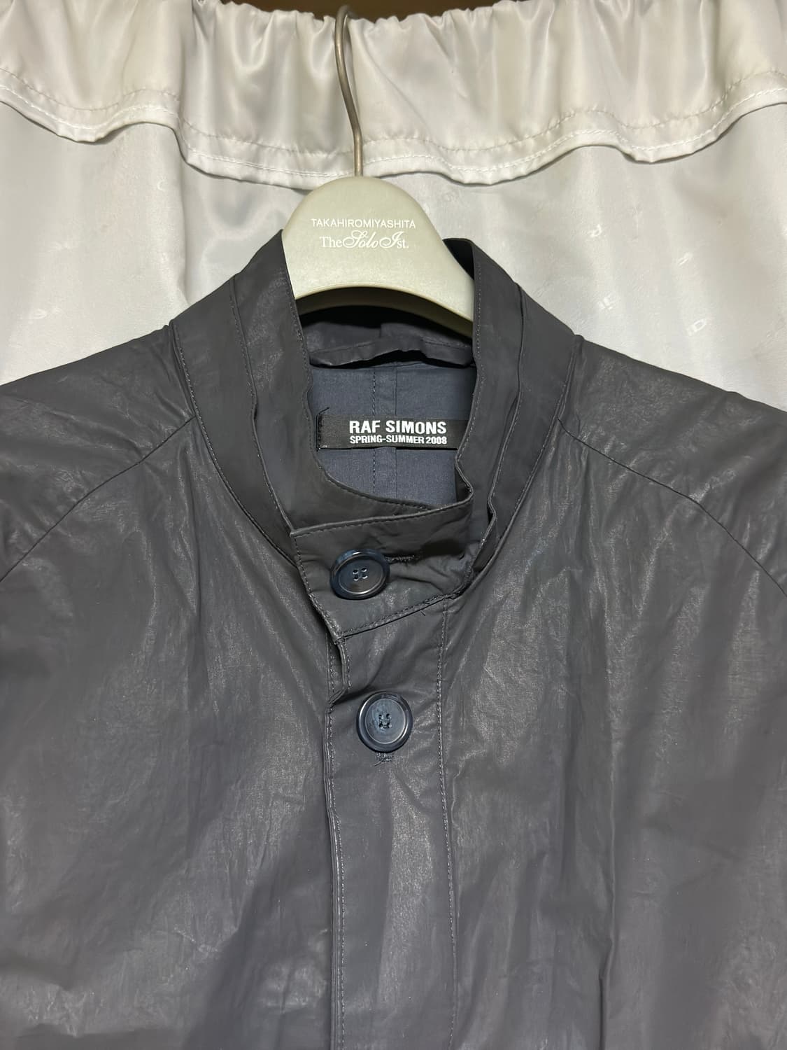 라프시몬스 2008 더블넥 히든 앞단추 파카 자켓 상품이미지2