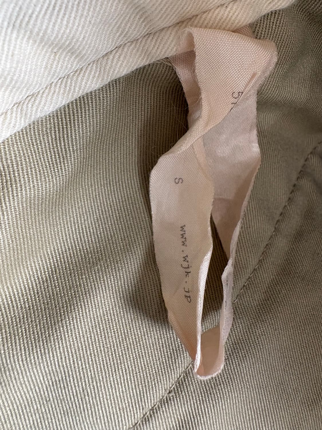 Wjk 바나나 커브드 플레어 치노 팬츠 상품이미지4