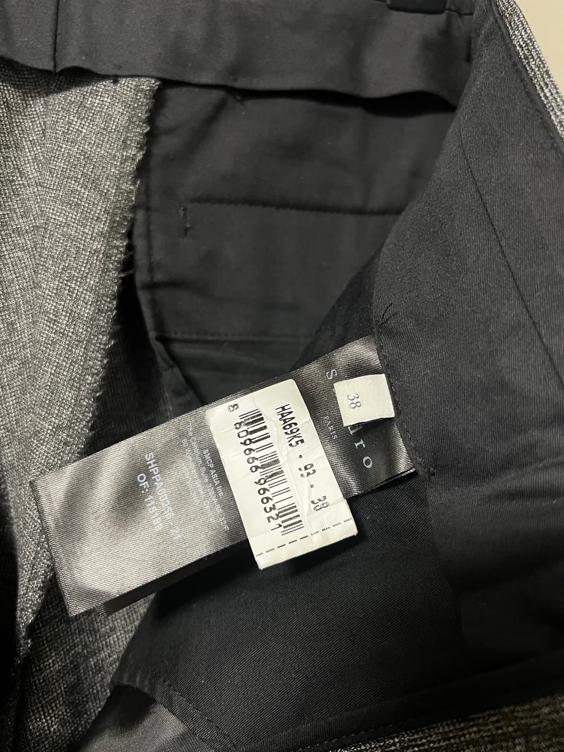 산드로 옴므 수트 셋업 그레이 상품이미지6