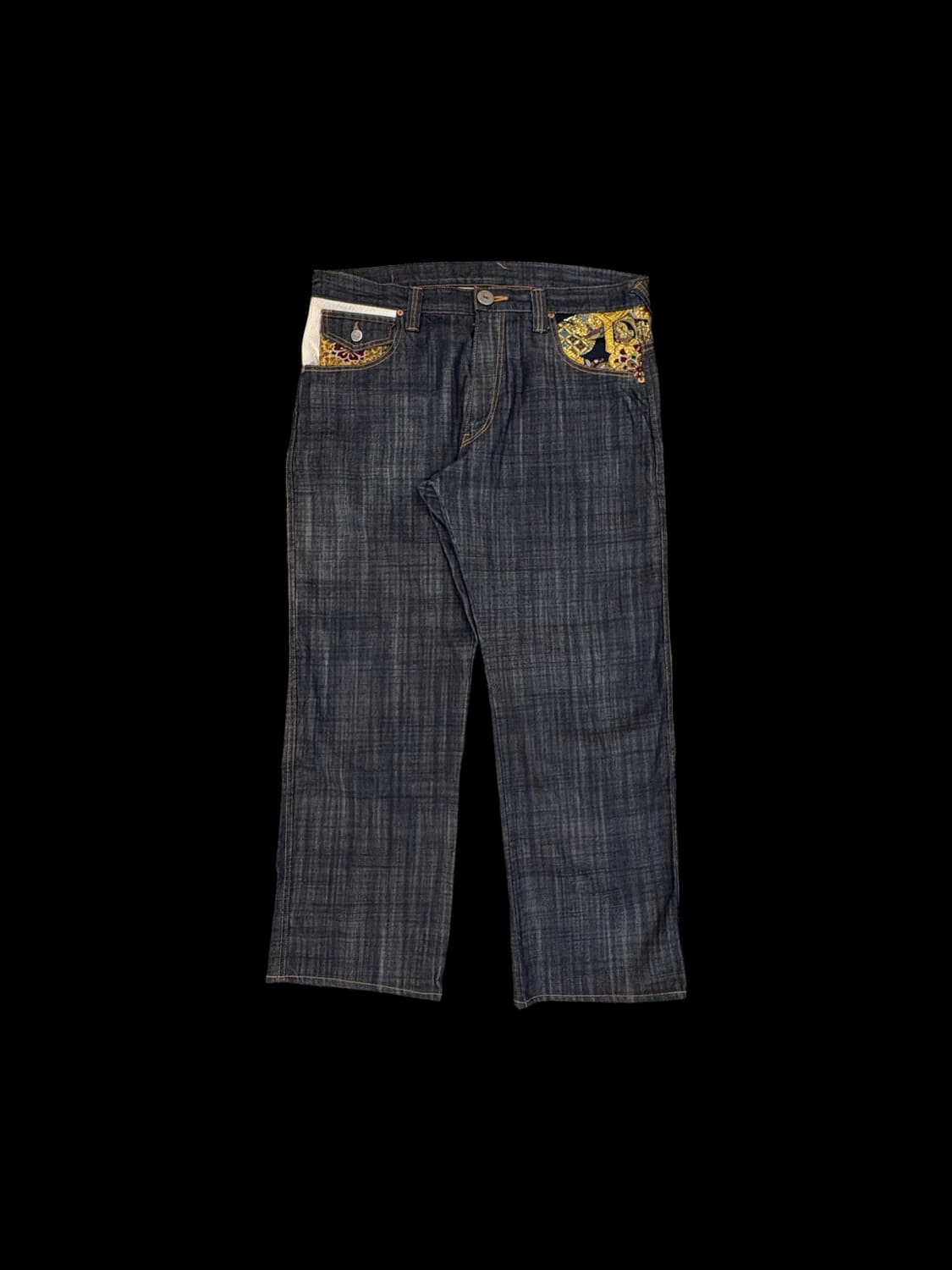 주비나일 델링퀀트 기모노 패치워크 데님 상품이미지2