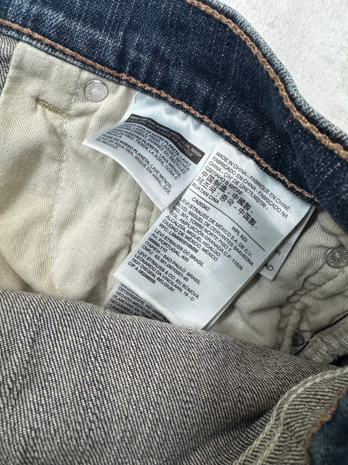 •Levi’s 505 스트레이트핏 데님 청바지 W32 L32 상품이미지8