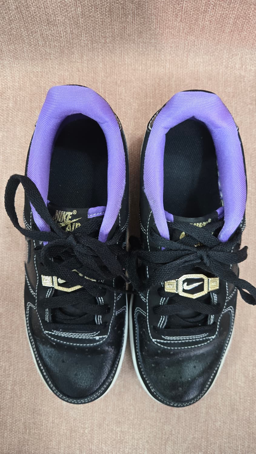 나이키 250mm- 에어포스 1  월드 챔프 블랙 아이론 그레이   상품이미지2