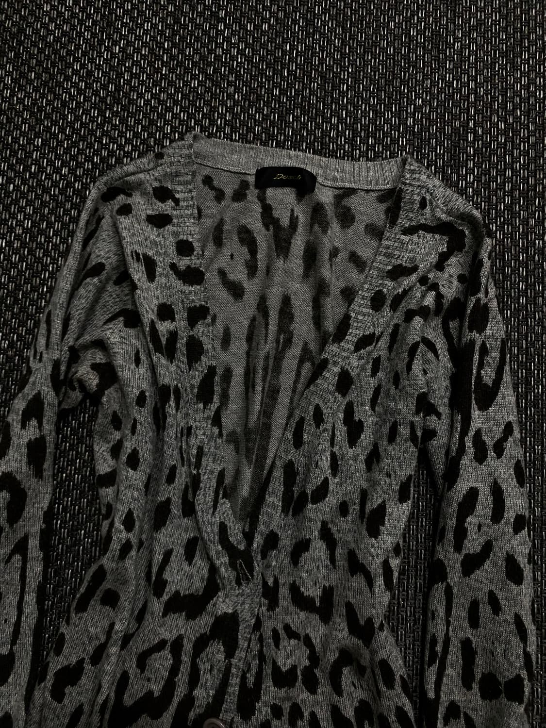 [Dosch] Grey Leopard Long Cardigan  상품이미지5
