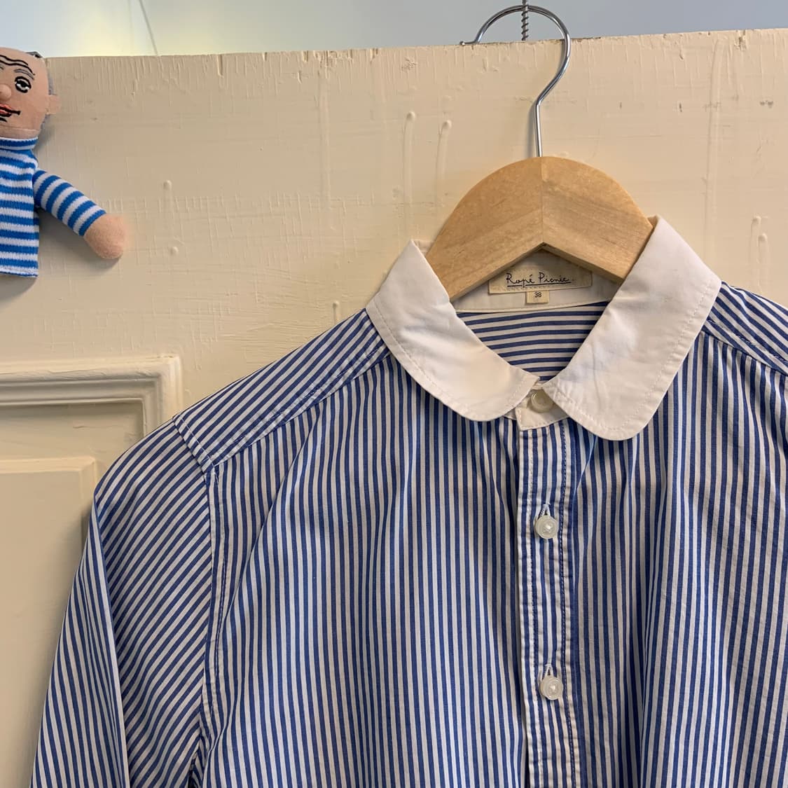 일본 빈티지 스트라이프 셔츠 상품이미지2
