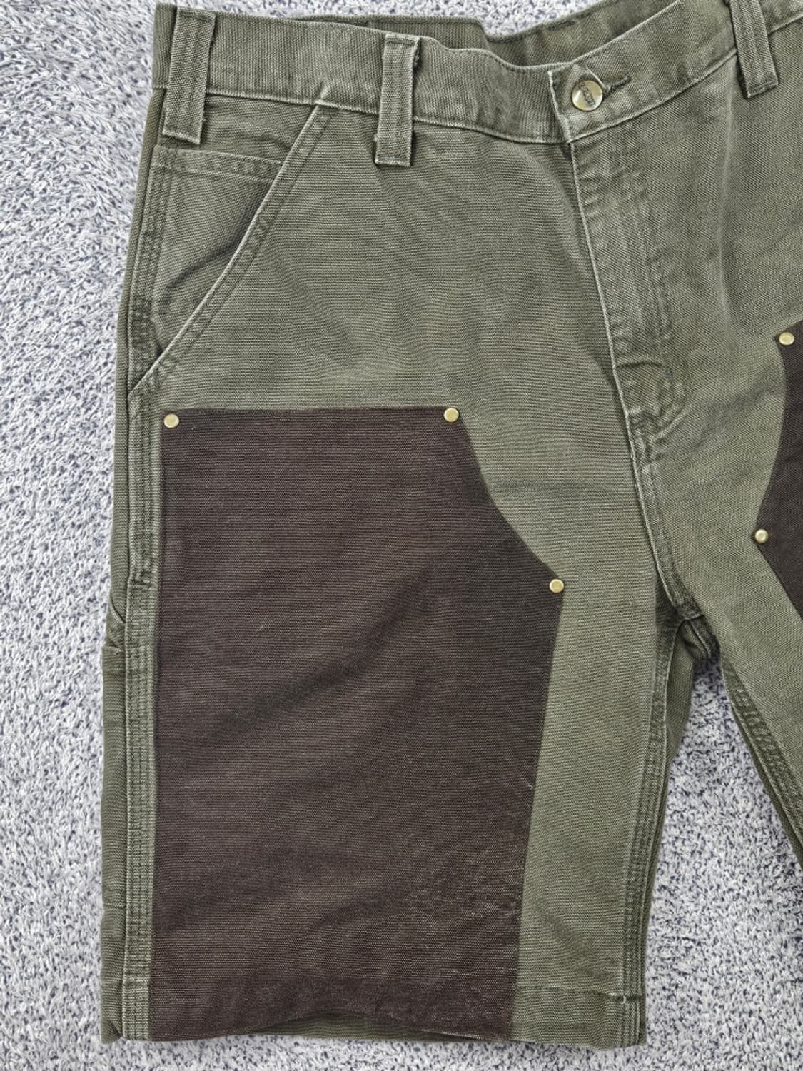 칼하트 덕캔버스 더블니 워크 쇼츠 반바지 커스텀 (36") / 11887 상품이미지5