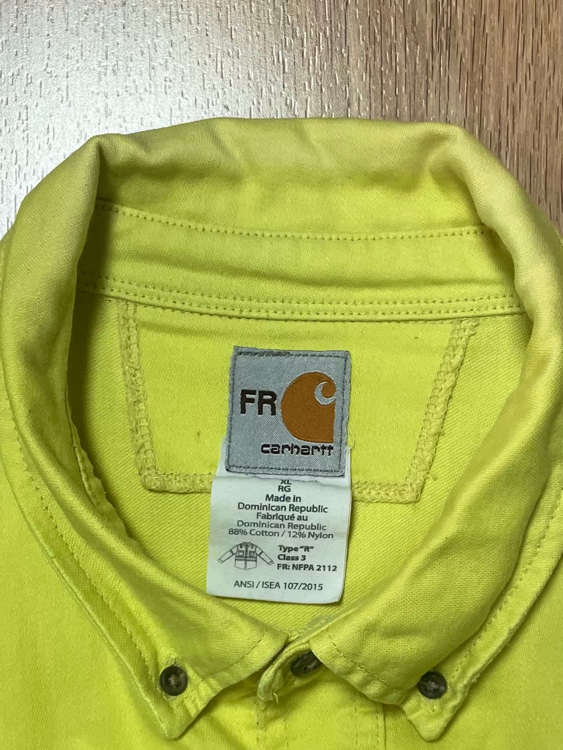 택포) 국내 유일 칼하트 USA Hi-vis 리플렉티브 워크 셔츠 상품이미지3