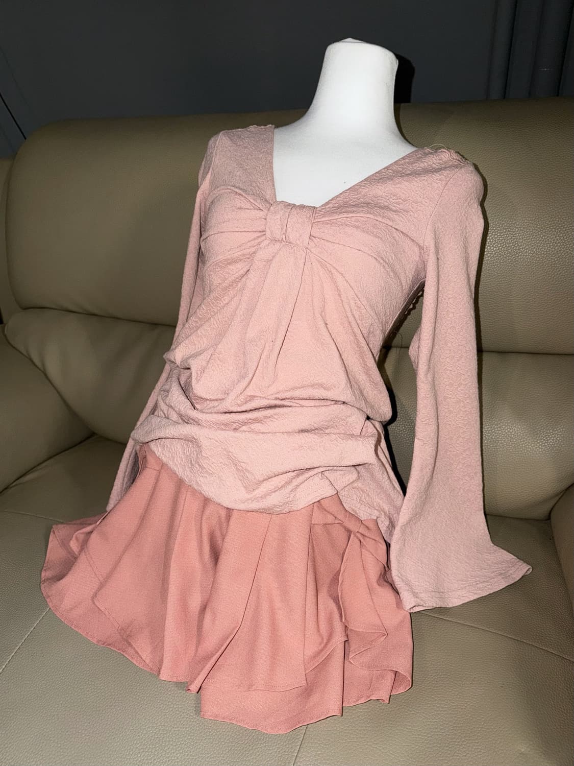 Pink kawaii girl codi-set 상품이미지1