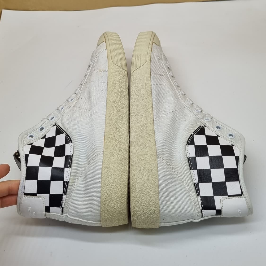 생로랑 체크 남성하이탑280 상품이미지5