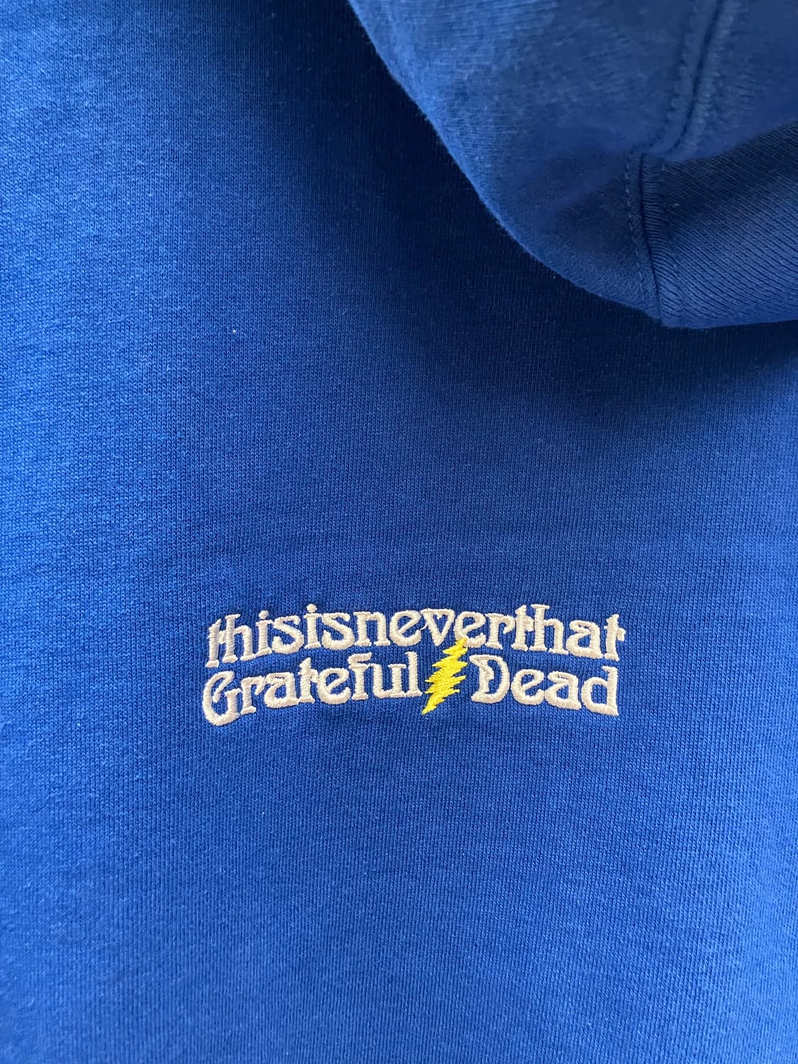 디스이즈네버댓 x 그레이트풀데드 후드 블루 L 상품이미지5
